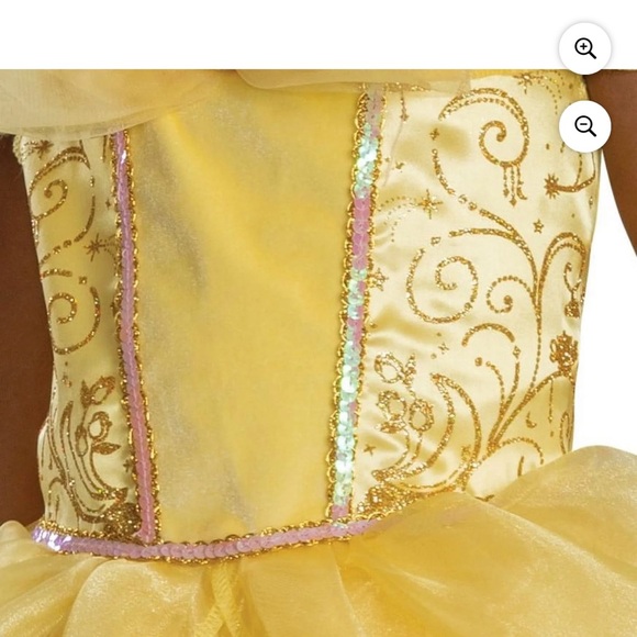 Disney Princess Belle Dress Size S NEW - Picture 7 of 8